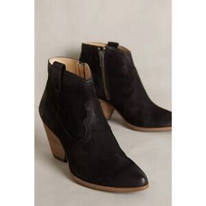 Frye Women’s Rory Bootie Black Leather Western Ankle Boots Size 10M NEW/NIB